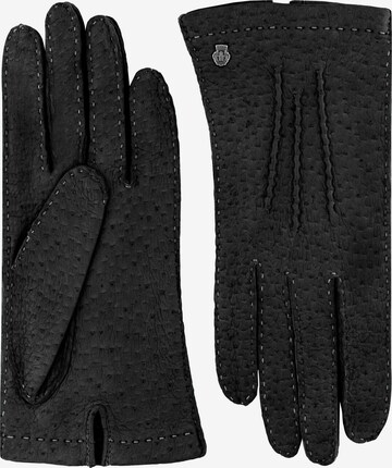 Roeckl Full Finger Gloves 'Davos' in Black: front