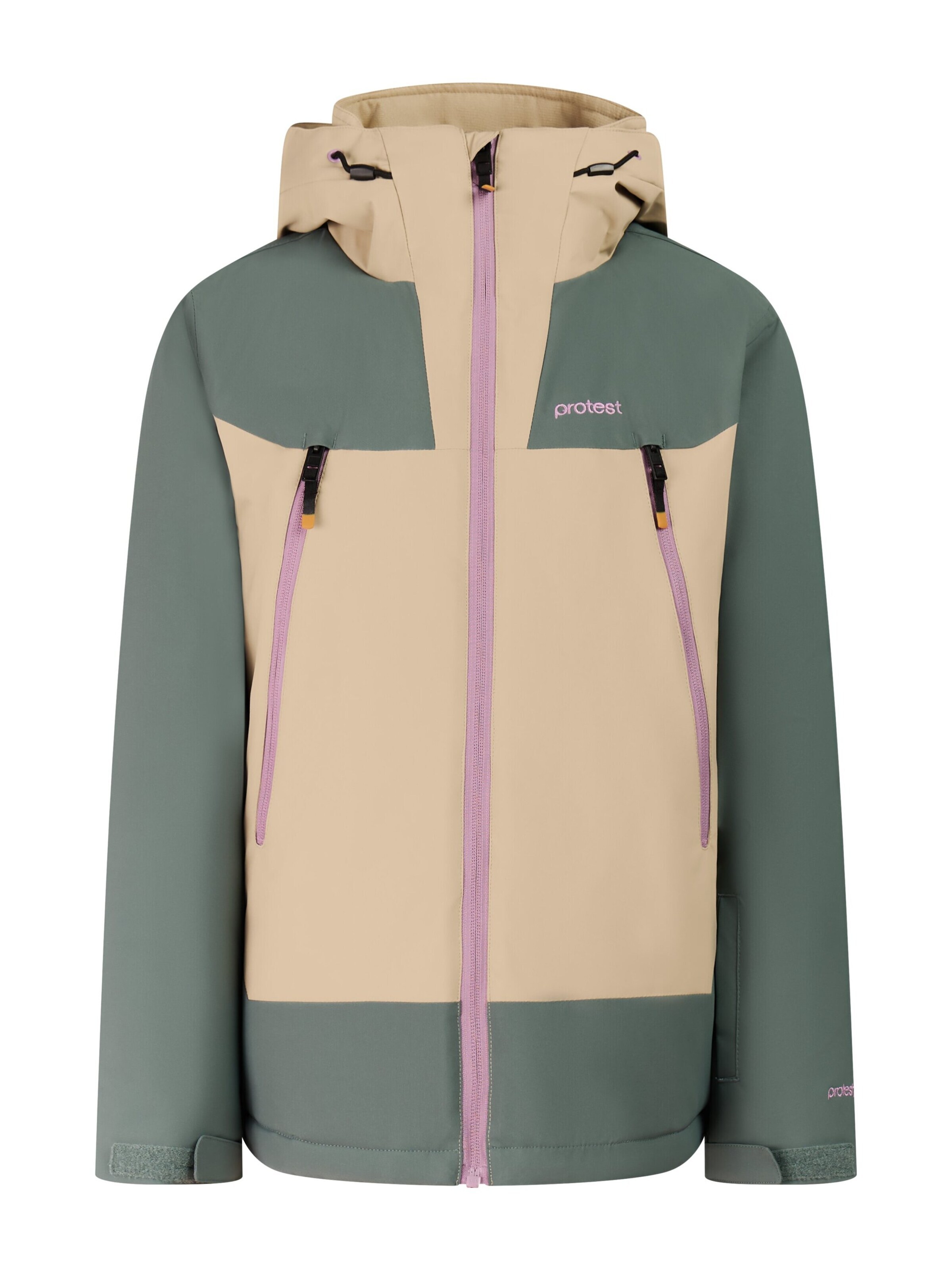 PROTEST Sportjacke 'PRTLaurine JR'‌‌‌‌‌‌‌‌‌ in Grün: Vorderseite