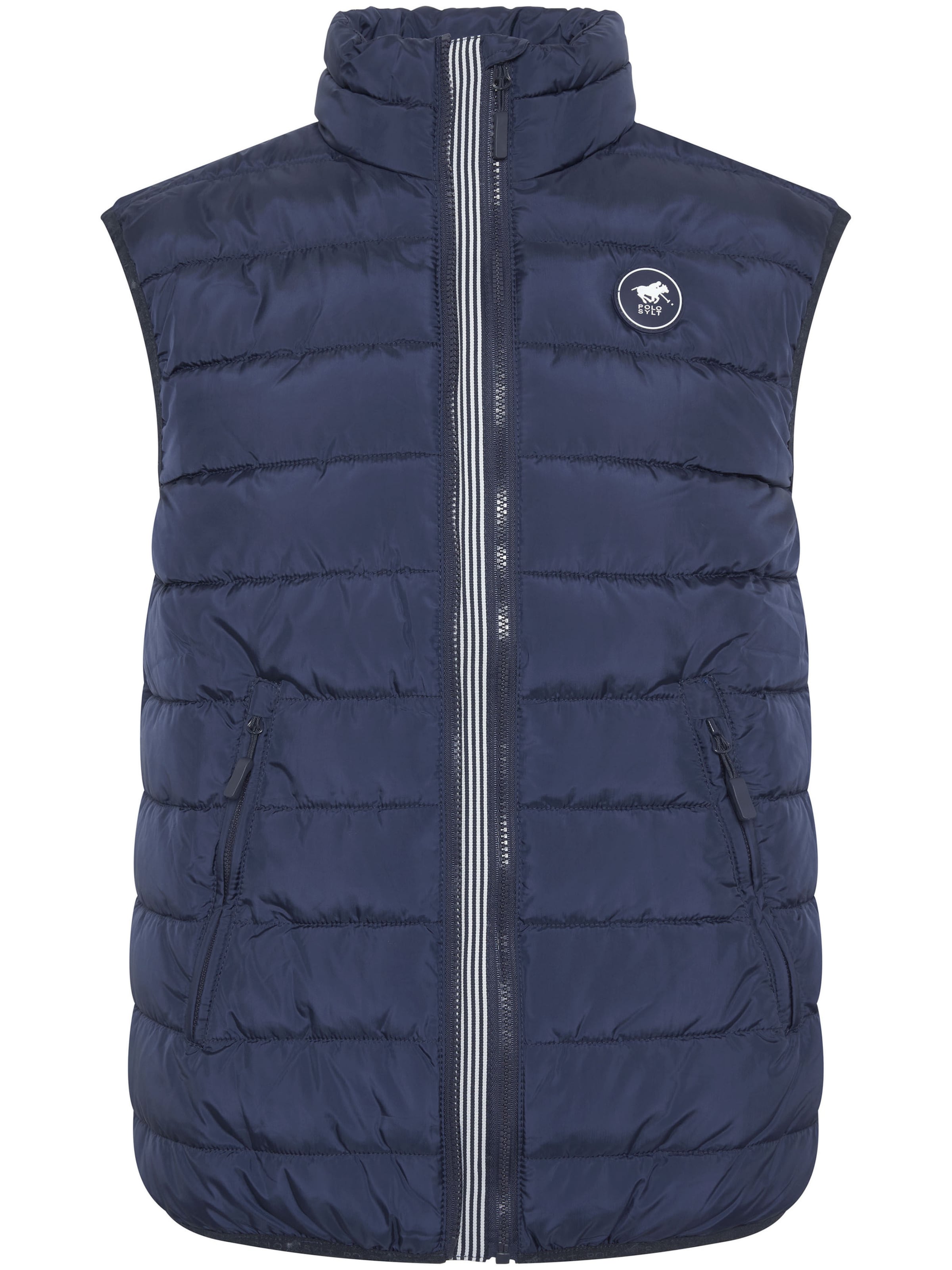 Polo Sylt Vest in Blue: front
