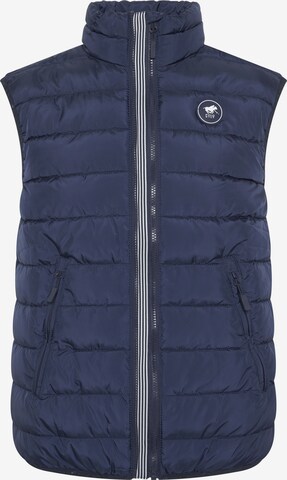 Polo Sylt Vest in Blue: front