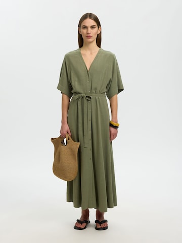 SELECTED - Vestido en verde