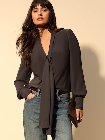 Chemisier Next en marron : devant