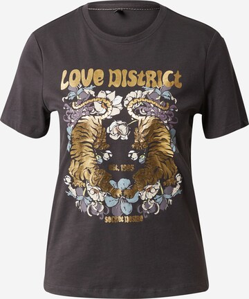 T-shirt 'TANIA' ONLY en gris : devant