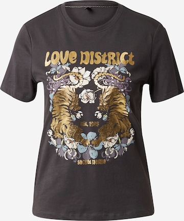 T-shirt 'TANIA' ONLY en gris : devant