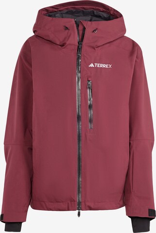 ADIDAS TERREX Athletic Jacket 'Terrex Xperior Three-In-One' in Red: front