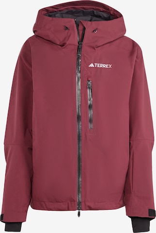 ADIDAS TERREX Athletic Jacket 'Terrex Xperior Three-In-One' in Red: front