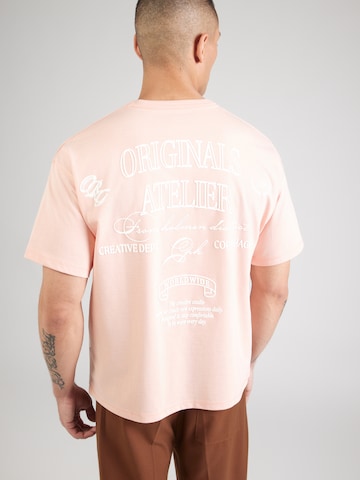 JACK & JONES Shirt 'JORSANREMO' in Oranje: voorkant