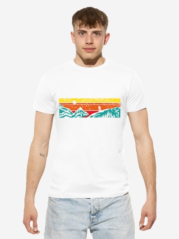 T-Shirt Cotton Prime en blanc : devant