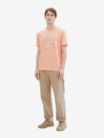 TOM TAILOR T-Shirt in Orange