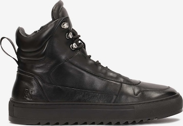 Baskets hautes Kazar Studio en noir : devant