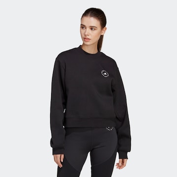 ADIDAS BY STELLA MCCARTNEY Αθλητική μπλούζα φούτερ σε μαύρο: μπροστά