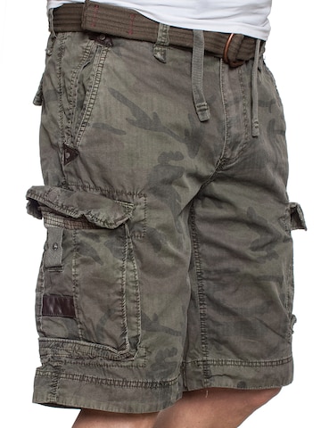 JET LAG Regular Cargohose 'Take Off 7'‌‌‌‌‌ in Grün