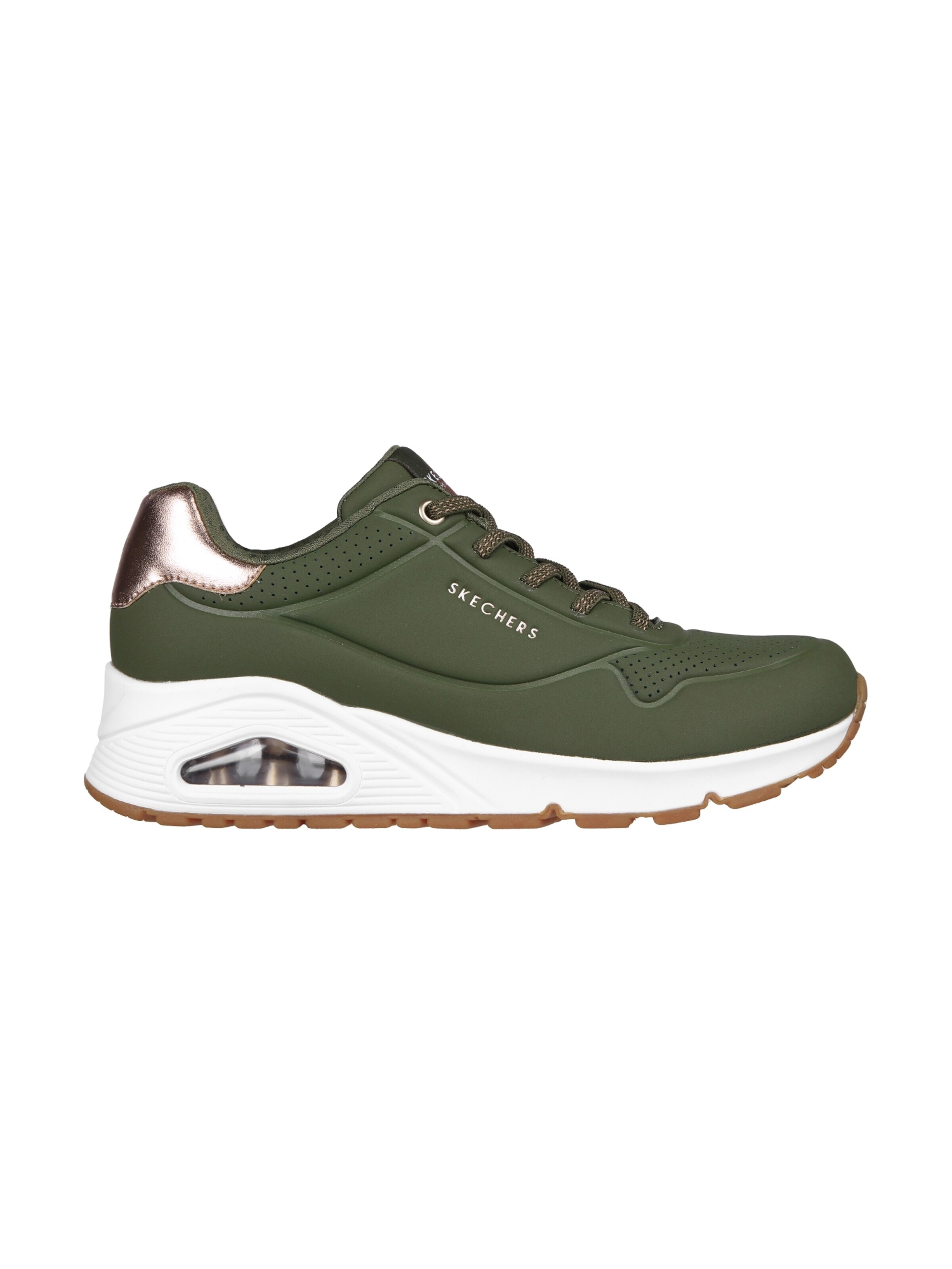 SKECHERS - Calzado deportivo con cordones en verde