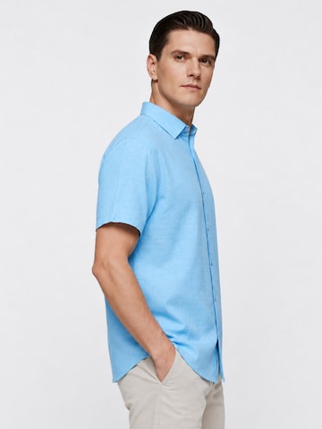 ALLTHEMEN Comfort Fit Hemd 'Leichtmut'‌‌ in Blau