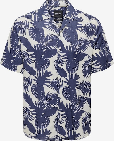 Only & Sons Camisa 'Dash' em azul noturno / branco, Vista do produto