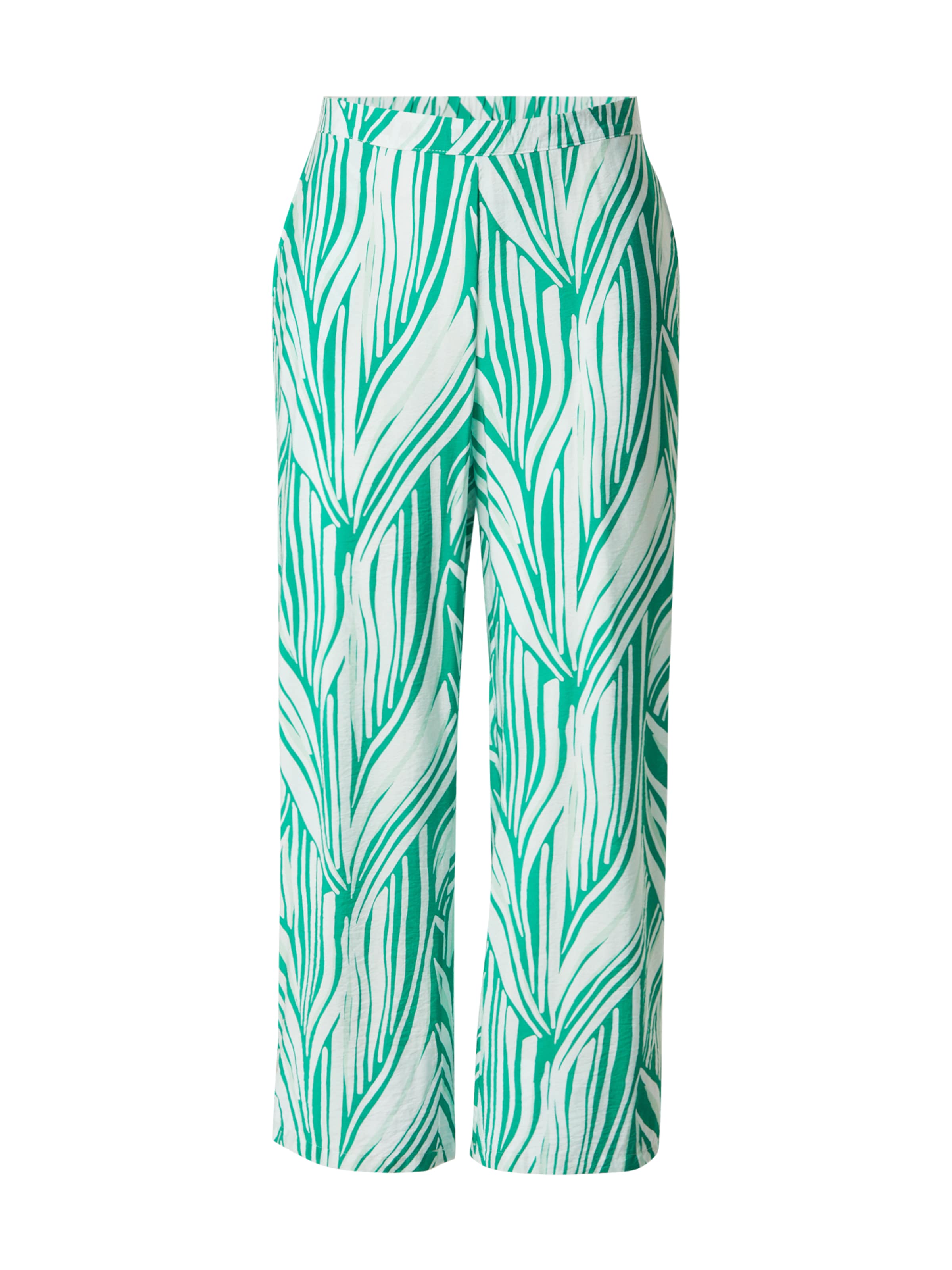 Vero Moda Curve Wide leg Παντελόνι 'VMCJOSIE' σε πράσινο: μπροστά