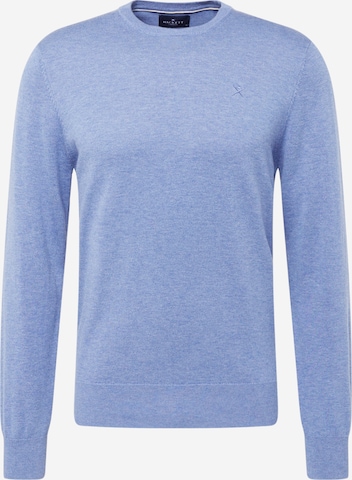 Hackett London Pullover in Blau: Vorderseite