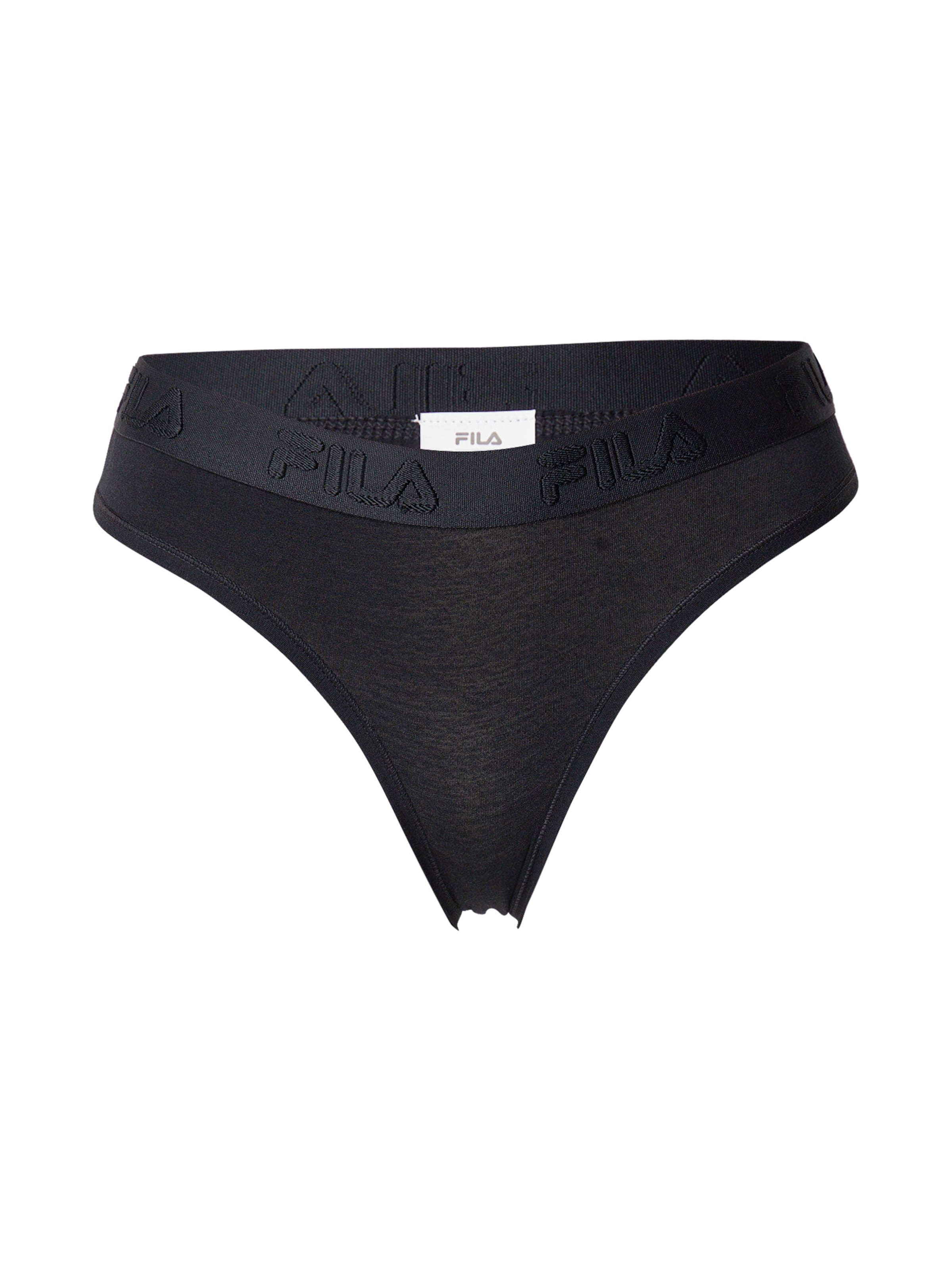 FILA Slip in Schwarz: Vorderseite