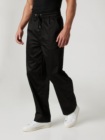 Sinned x ABOUT YOU Loose fit Pants 'Wilhelm' in Black: front