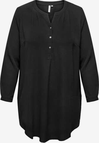 ONLY Carmakoma Blouse in Black: front