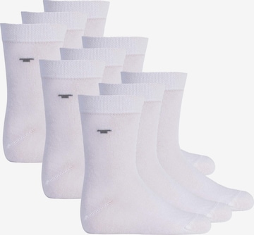 Chaussettes TOM TAILOR en blanc : devant