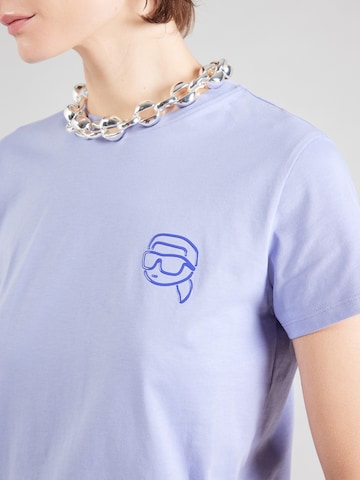 T-shirt 'IKONIK 2.0' Karl Lagerfeld en violet