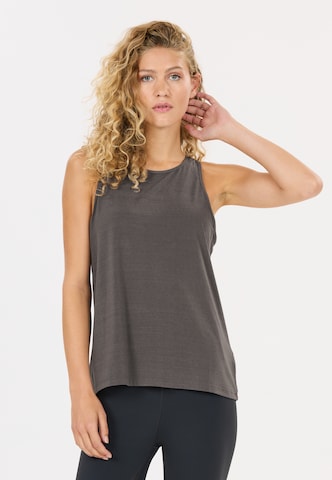 Athlecia Sports top 'MOTA' in Brown: front