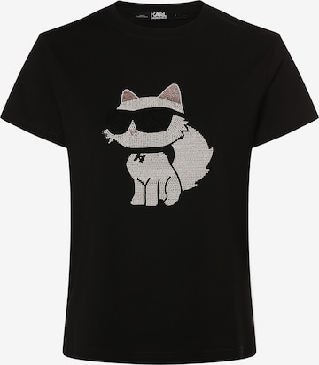 Karl Lagerfeld T-Shirt in Schwarz: predná strana