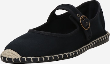 Ballerines à lanières Polo Ralph Lauren en bleu : devant