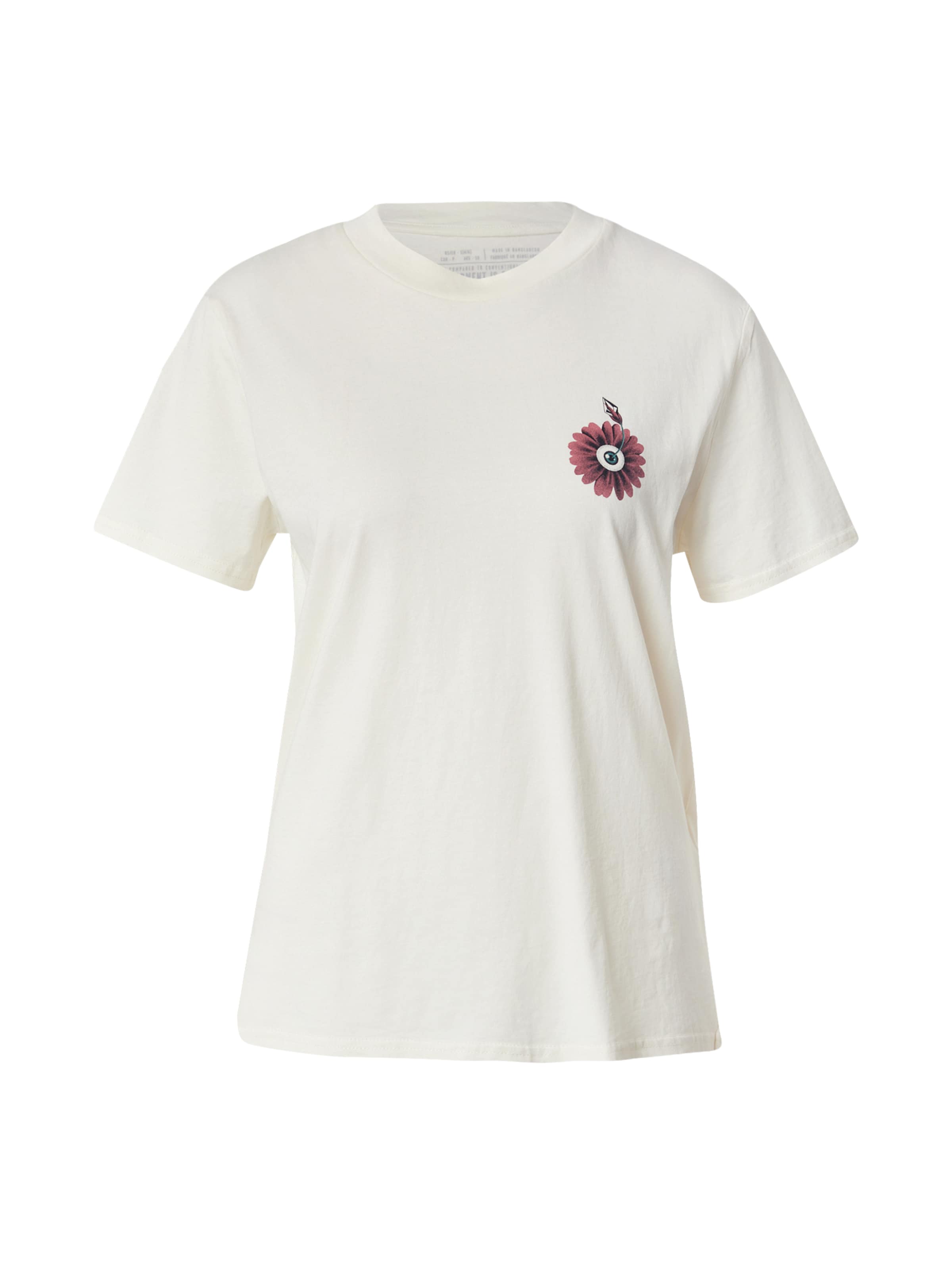 Maglietta &#x27;LOCK IT UP&#x27; di Volcom in bianco: frontale