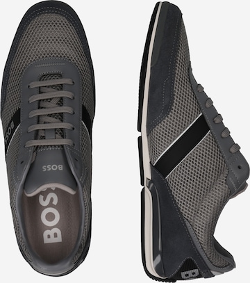 BOSS Black Låg sneaker 'Saturn' i grå