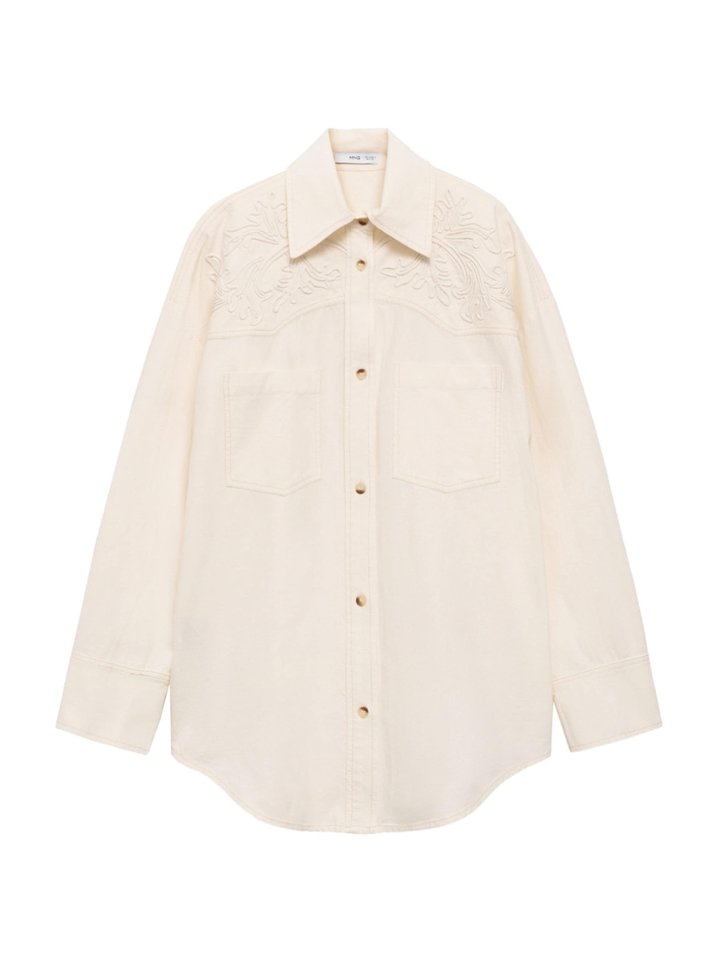 MANGO Блуза 'Arizona' в бежово: отпред