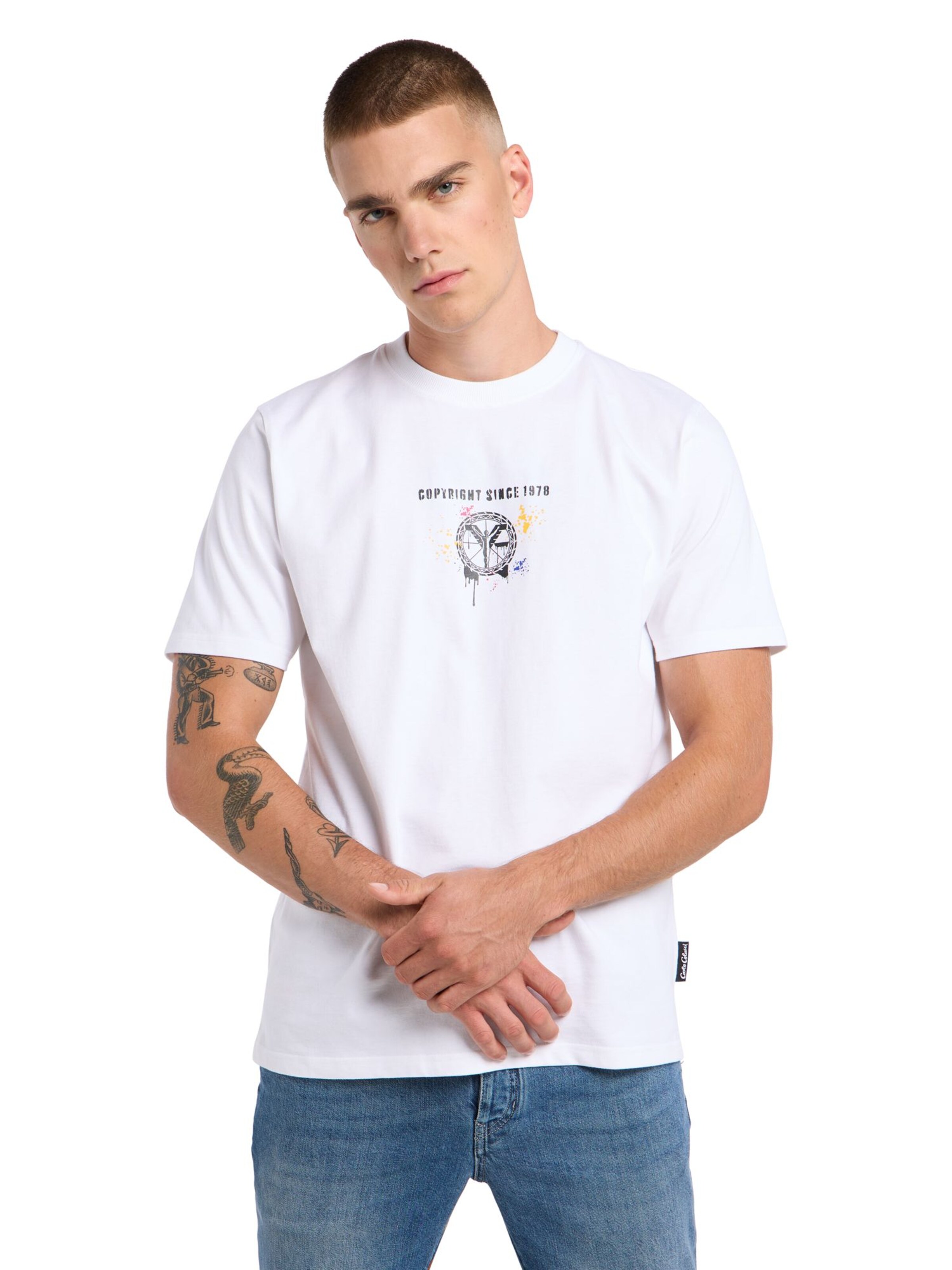 Carlo Colucci Shirt 'Facchinelli' in White: front