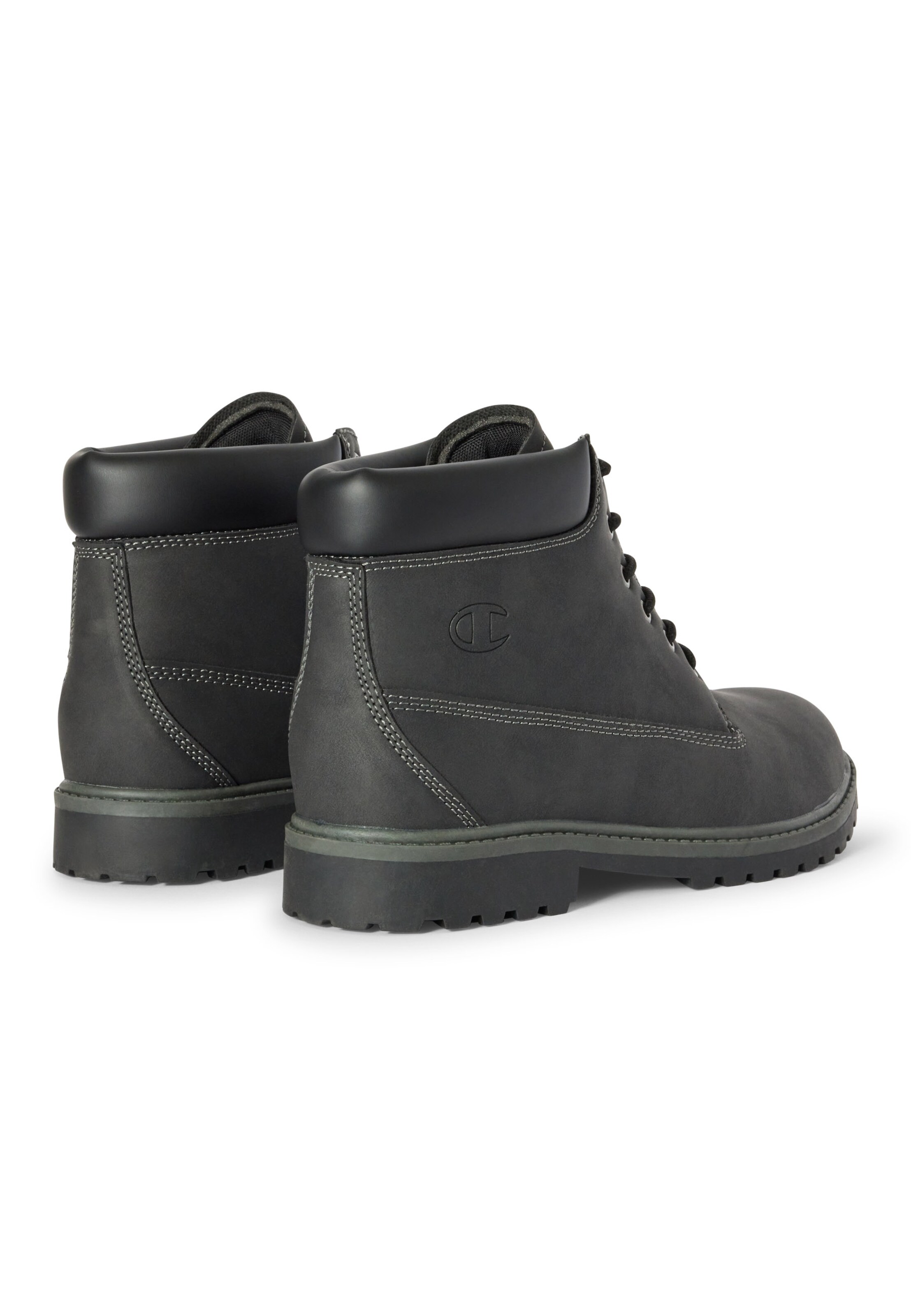 Champion Authentic Athletic Apparel Lace-Up Boots in Black