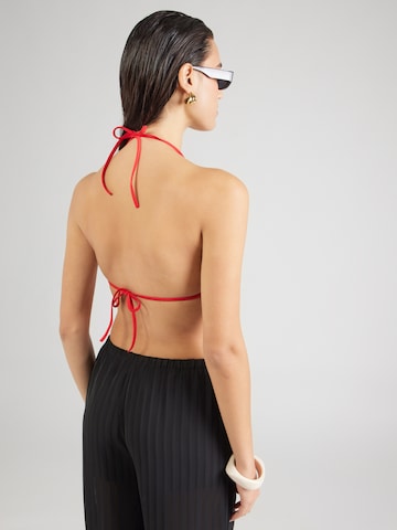 HUGO - Triángulo Top de bikini 'MONOGRAM' en rosa