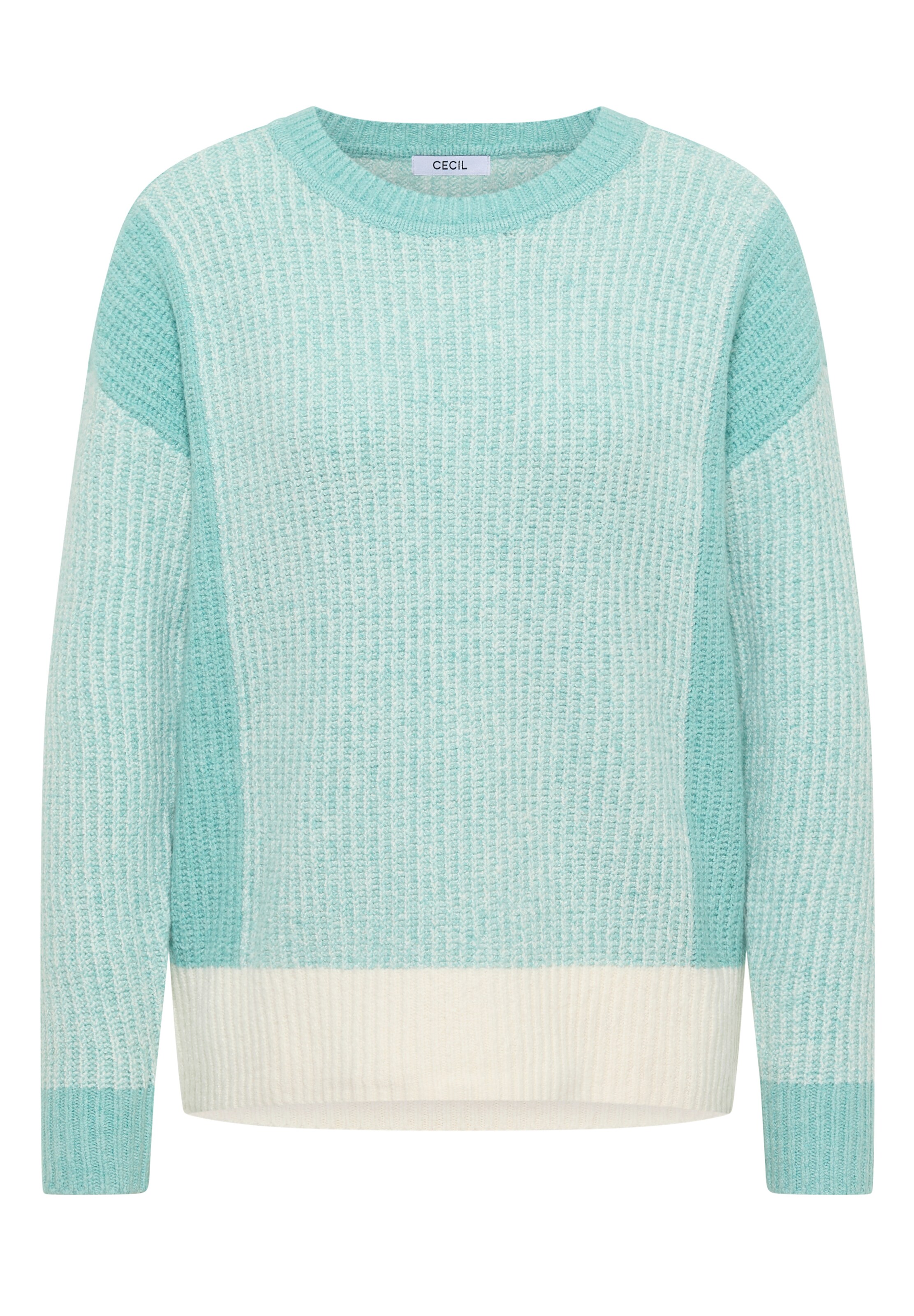 STREET ONE Pullover 'Mouliné' in Blau: Vorderseite
