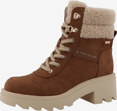 TOM TAILOR Šněrovací kozačky - béžová / pueblo, Produkt