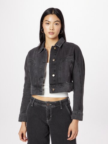 Nasty Gal Between-season jacket in Black: front