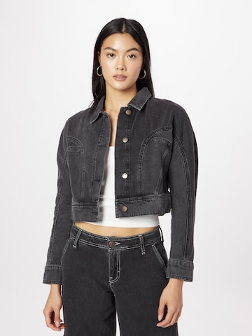 Veste mi-saison Nasty Gal en noir : devant