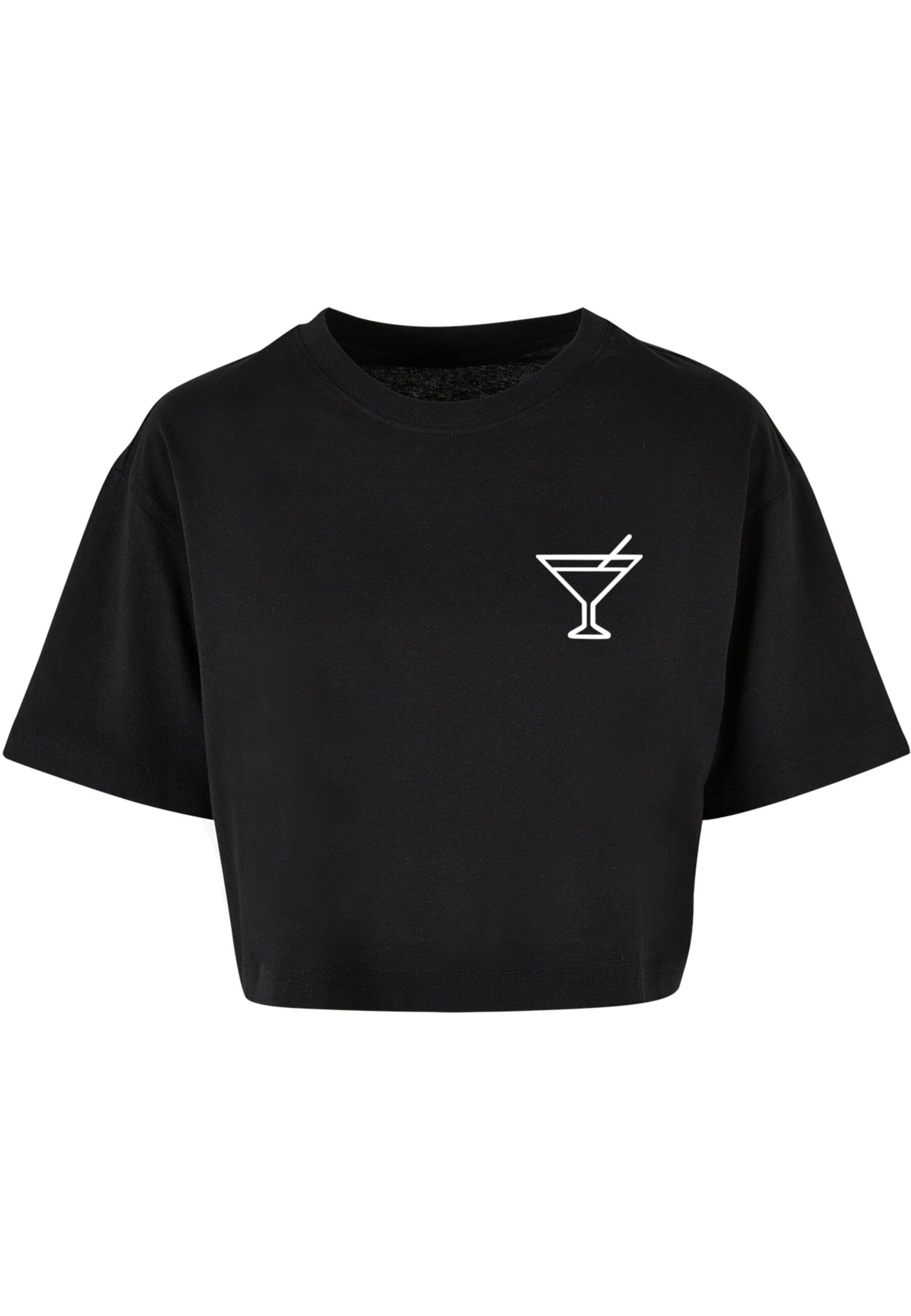 T-shirt 'Summer - Cocktail' Merchcode en noir : devant