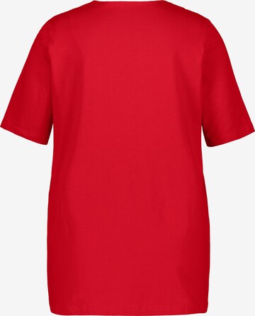 Ulla Popken T-Shirt in Rot