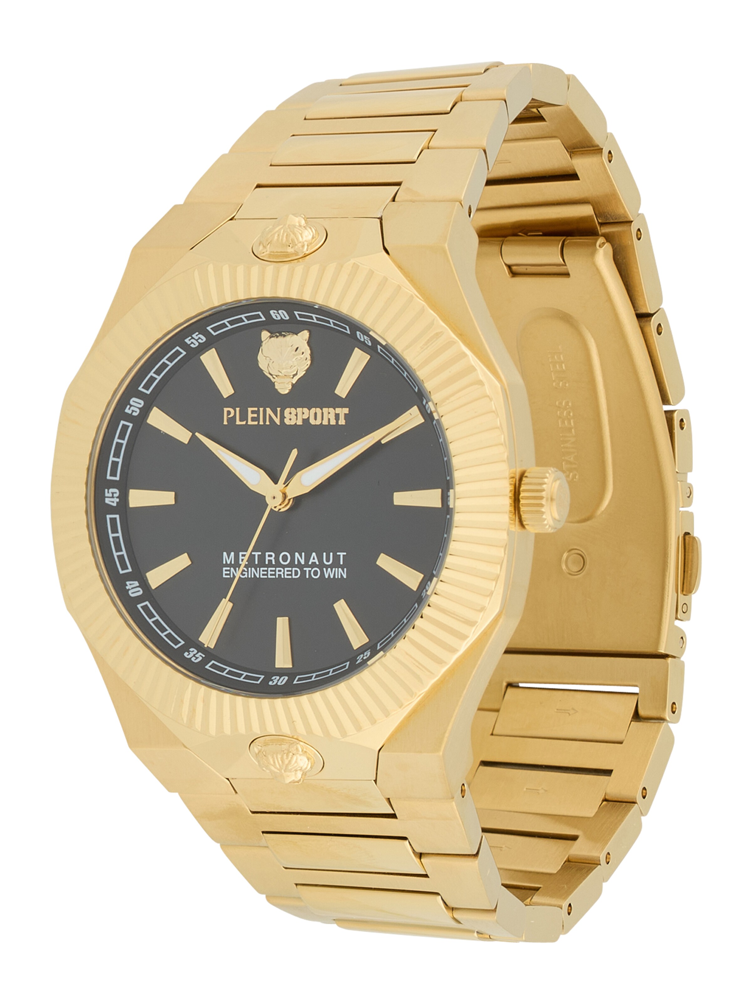 Plein Sport Analog watch 'METRONAUT' in Gold / Black, Item view