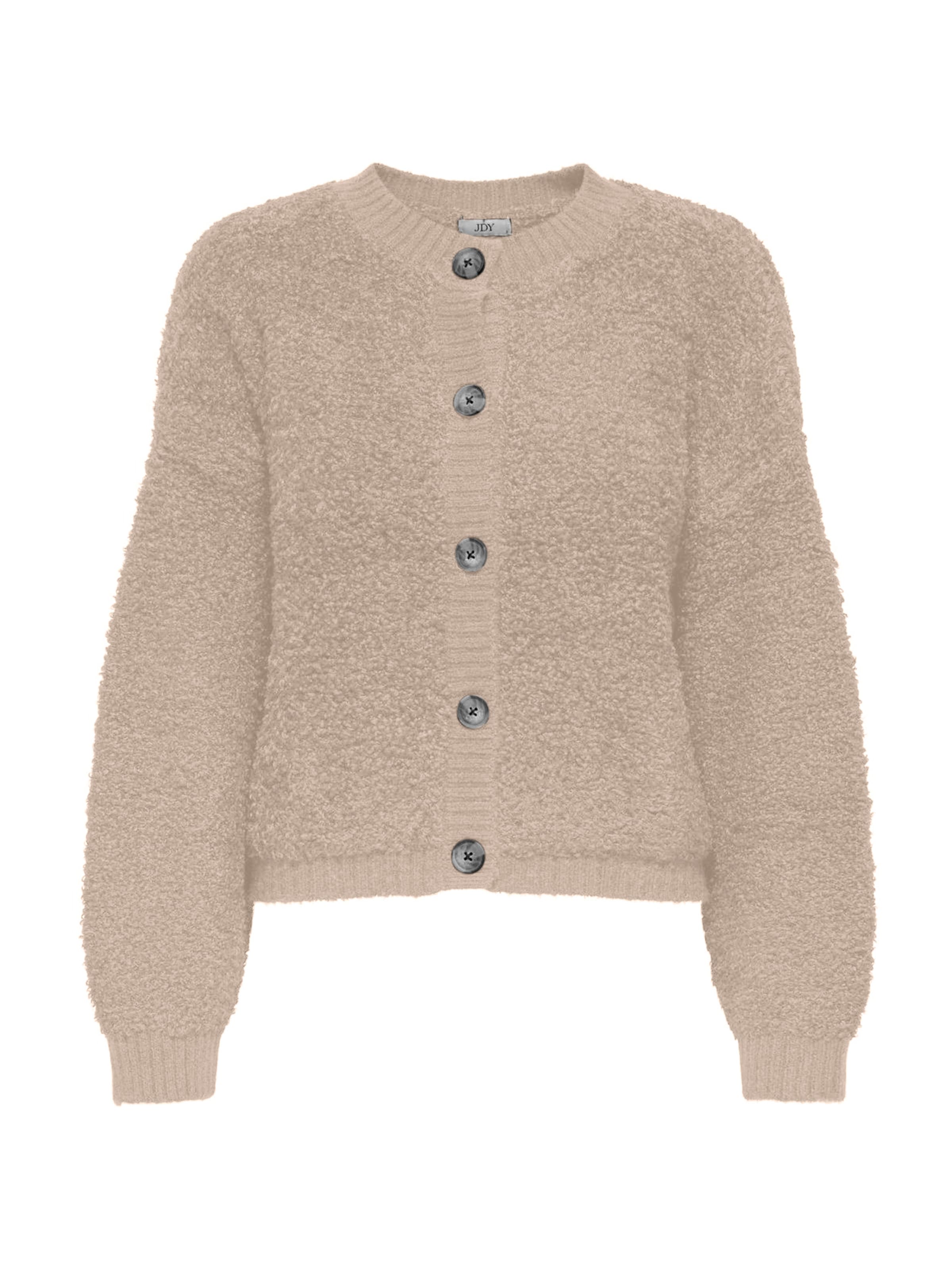 JDY Gebreid vest in Grijs: voorkant