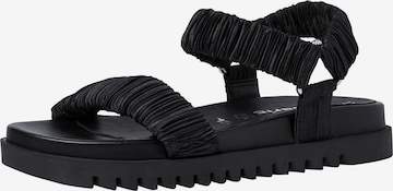 TAMARIS Sandals in Black: front