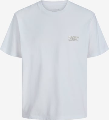 JACK & JONES Тениска 'JORHydra' в бяло: отпред