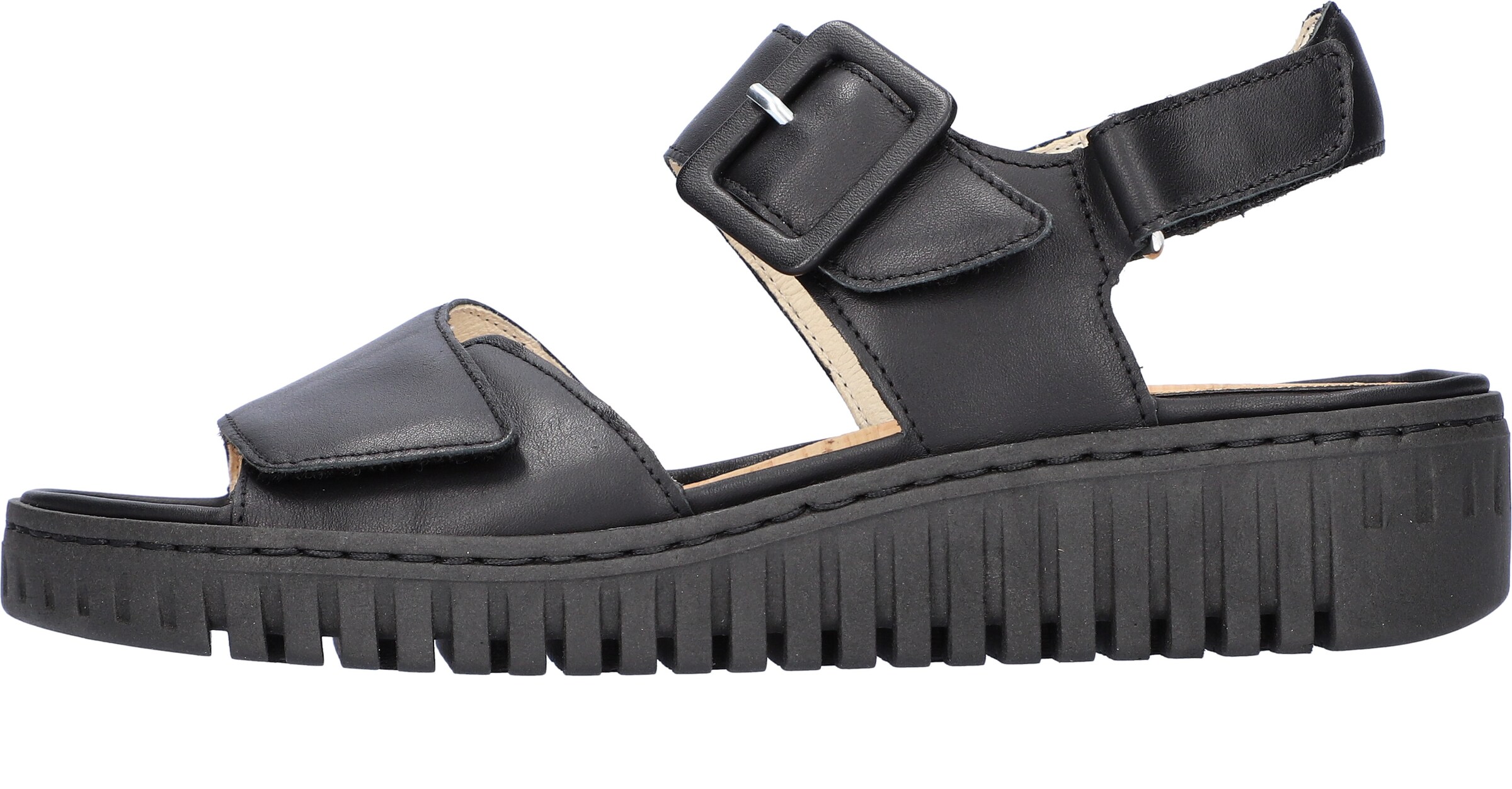 WALDLÄUFER Sandale in Schwarz