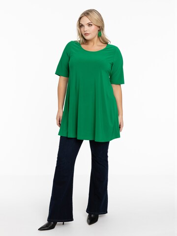 Yoek Shirt 'Tess' in Green