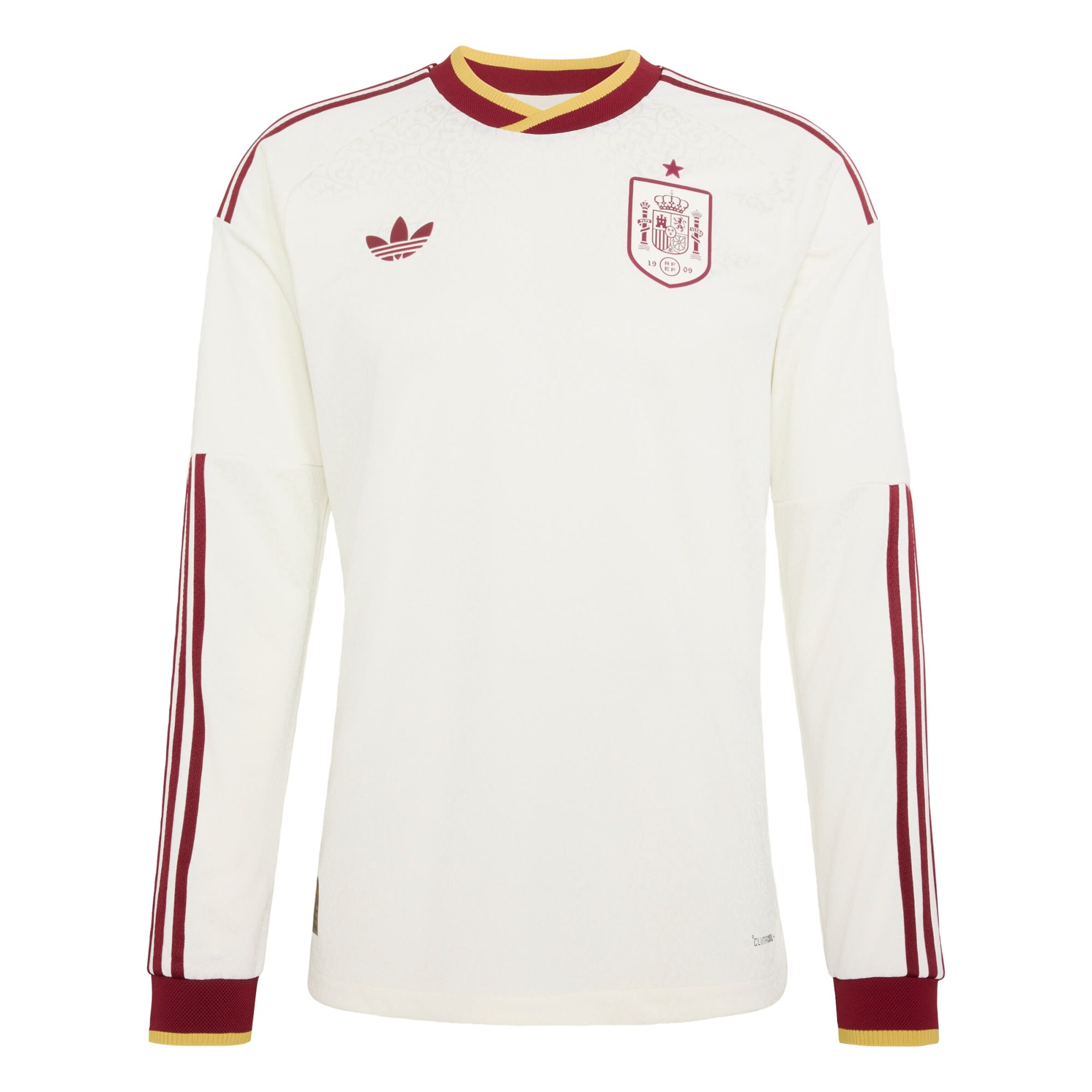 Maillot 'Spain 26 Away Authentic Long Sleeve' ADIDAS PERFORMANCE en blanc : devant
