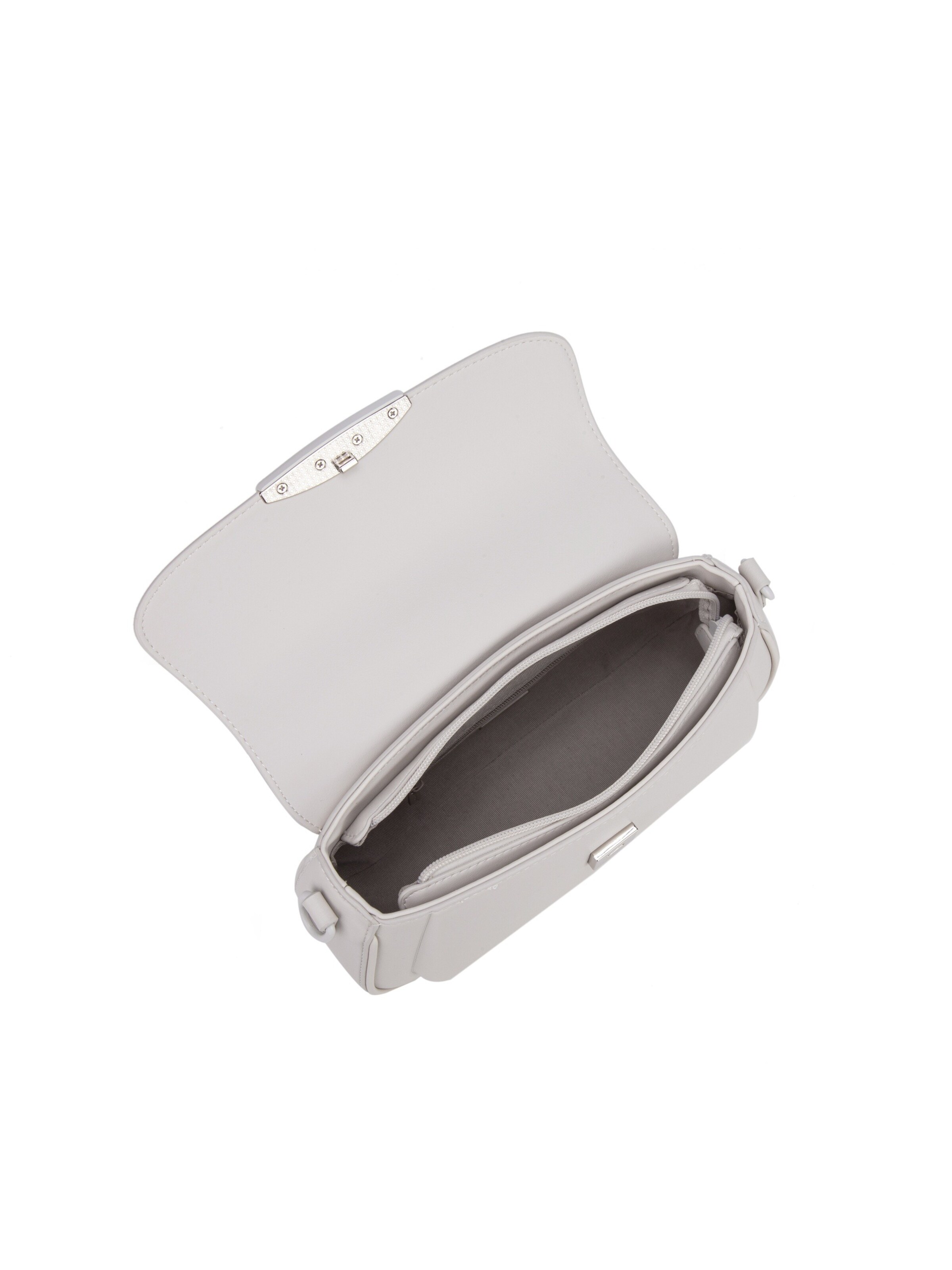 Borsa a spalla 'Borsa a Spalla Baguette David Jones Ecopelle con Chiusura Magnetica' di David Jones in beige