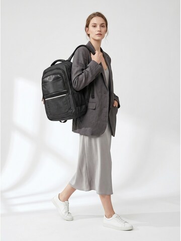 Zaino 'Zaino Coveri Collection poliestere resistente con zip' di Coveri Collection in nero
